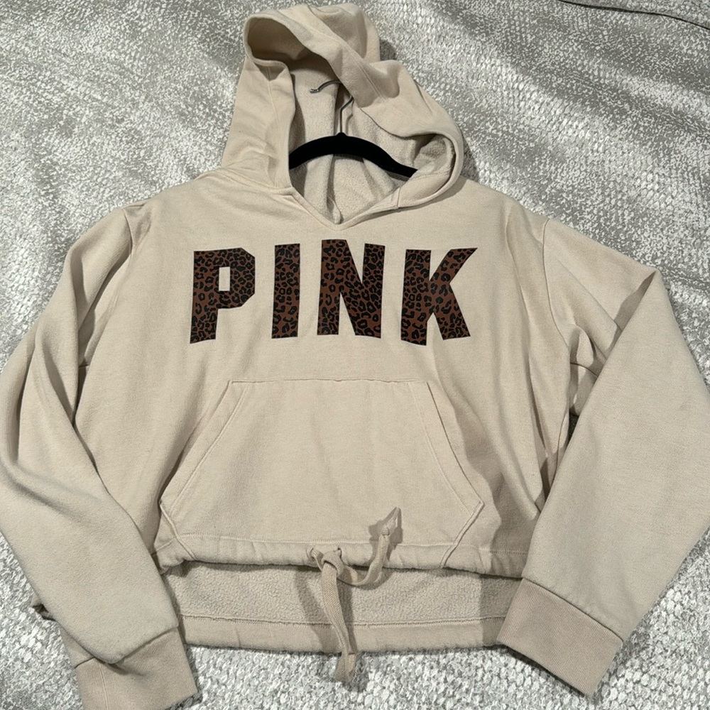 PINK Cheetah Logo Sweatshirt